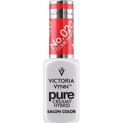 Hybridní lak barevný lak Victoria Vynn 020 Coral Parrot 8 ml