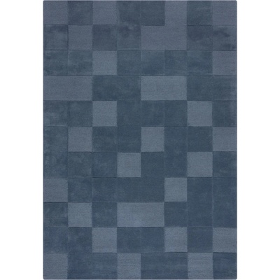 Flair Rugs Checkerboard Tmavomodrý