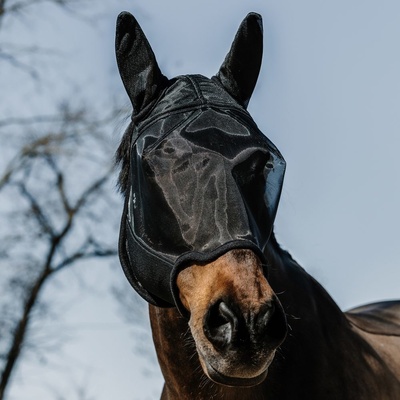 Equitheme Maska na hlavu Anatomic black – Sleviste.cz
