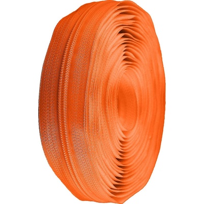 Zip spirálový No 5 metráž, velké, 158 oranžová