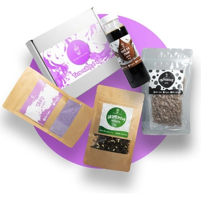 Bubbletea4you Taro milk tea sada jasmínový zelený čaj 850 g