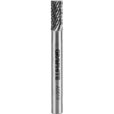 Graphite Karbidová rotační fréza HM, typ A (válcová), 6 x 16 mm, stopka 6 x 45 mm