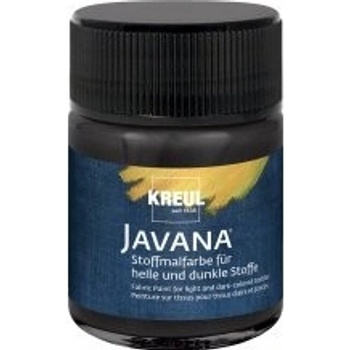 Barva na světlý a tmavý textil Javana 50 ml černá