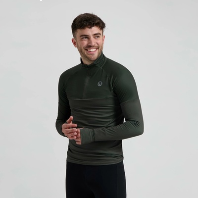 běžecká mikina ENJOY III khaki