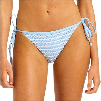 Seafolly Дамско бикини долнище Seafolly Women's Hipster Tie Side Bikini bottom - Powder Blue / White - размер 34 (EU) (150-5731-0312)