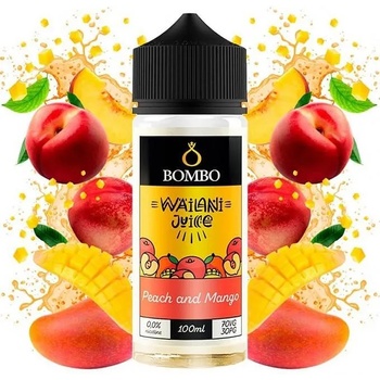 Image 1 of Bombo Peach and Mango 100ml - Wailani Juice by Bombo