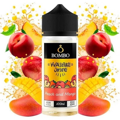 Bombo Peach and Mango 100ml - Wailani Juice by Bombo