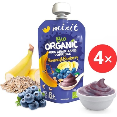 Mixit BIO kapsička Banán a Borůvka 66 g – Zboží Mobilmania