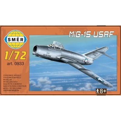 Směr MiG-15 USAF plastikový model letadlo ke slepení 1:72