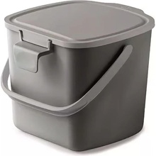 Snips koš na bioodpad 3 l tm.šedý+sv.šedé víko