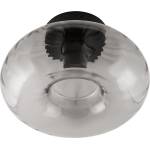 OSRAM - Таванно осветително тяло DECOR SMOKE 1xE27/12W/230V Ø 28 см черно/опушено сиво (P227847)