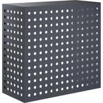vidaXL Покритие за климатик Антрацит 110 x 50 x 105 см Стомана (8014145)