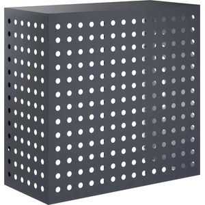 vidaXL Покритие за климатик Антрацит 110 x 50 x 105 см Стомана (8014145)