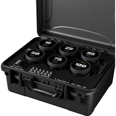 Syntex DZOFILM Arles Prime 18/25/35/50/75/100mm(PL_Black_Case_6pcs_Metric)