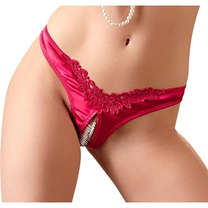 Cottelli Collection G-string with Pearls 2321653 Red L