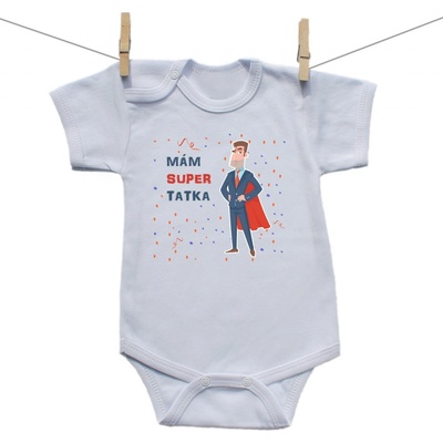 Boodyy Body s krátkym rukávom Mám super tatka