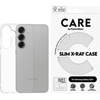 Image 1 of Panzer Гръб Care by PanzerGlass за Samsung Galaxy S25 Plus, Fashionable, X-Ray, Soft Basic, Прозрачен