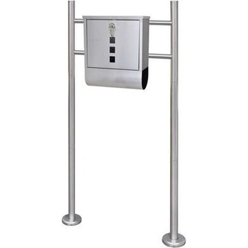 Пощенска кутия на стойка, неръждаема стомана