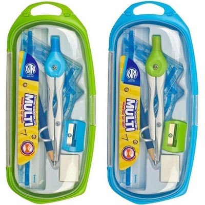 ASTRA Multi Sada na geometriu 8ks / Kovové kružidlo + príslušenstvo 405318003