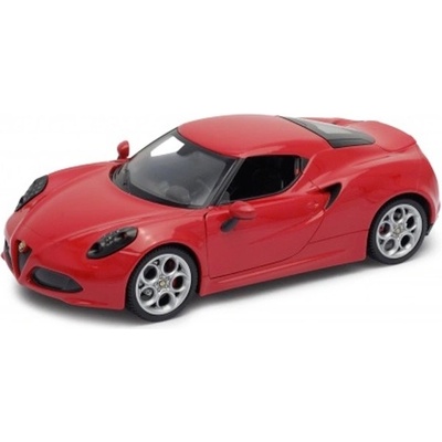 Welly Alfa Romeo 4C Červená 1:34