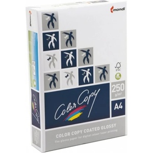 Mondi Картон Mondi Copy Color, А4, 250g/m2, 125л. , бял (OK15209)