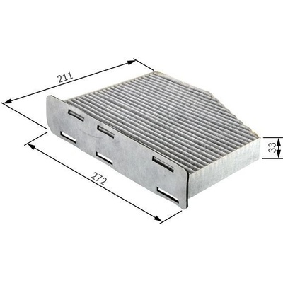 Filtr, vzduch v interiéru BOSCH 1 987 432 097 – Hledejceny.cz