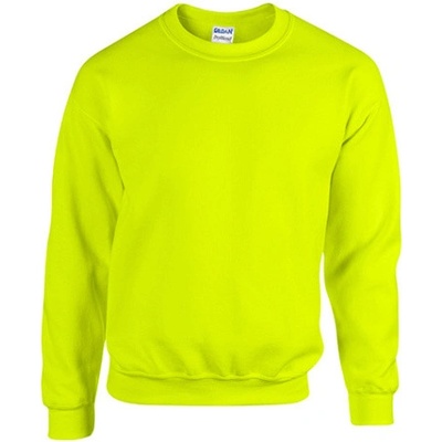 Gildan mikina bez kapuce G18000 Safety green