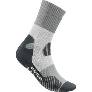 Bauerfeind Sports Дамски чорапи за бягане Bauerfeind Sports Women's Trail Run Mid Cut Socks Running socks - Graphite Grey - размер 35-38 (EU) (201-8093-0311)