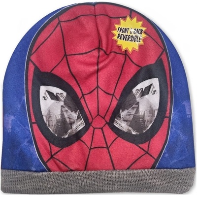 SunCity chlapčenská teplá čiapka Spider man MARVEL motív Hero Šedá
