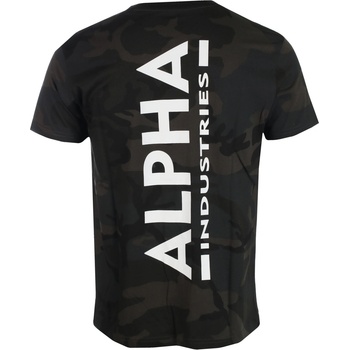 Alpha Industries мъжка тениска alpha industries - черен камуфлаж_128507c