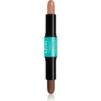 NYX Professional Makeup Wonder Stick Dual Face Lift двустранна контурираща писалка цвят 04 Medium 2x4 гр