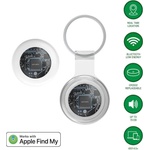4smarts Kомплект от 2 броя устройство за намиране на изгубени вещи чрез FindMy - 4smarts Location Finder SkyTag Lucid Set (бял-прозрачен) (541470)