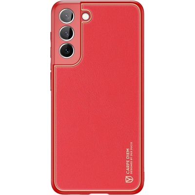 Dux Ducis Yolo Елегантен калъф от екологична кожа заSamsung Galaxy S22 + (S22 Plus), червен (6934913040201)