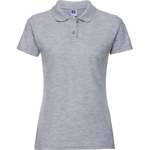 Russell Athletic 539f / Дамска поло тениска с къс ръкав - светъл оксфорд m (10539f34602)