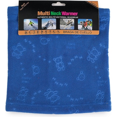 Detský nákrčník mikroplyš modrá