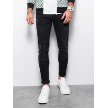 Ombre Clothing pánske džínsy Skinny fit Regdar čierna