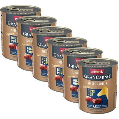Animonda GranCarno Single Protein - конско 6 x 800г