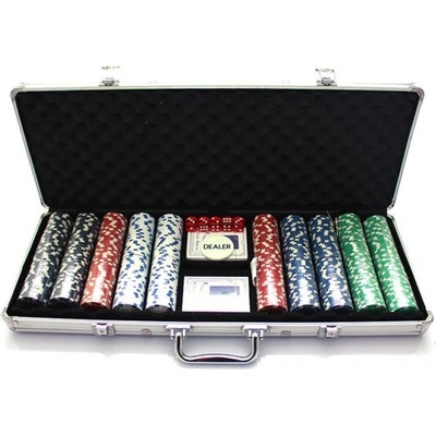 Алуминиево куфарче Foxy Trade, с 500 покер чипа (BGPK0000140N)