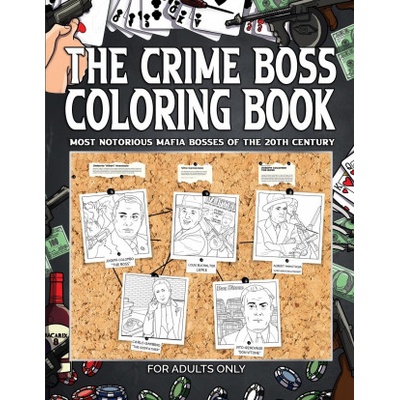Crime Boss Coloring Book | Vb Productions