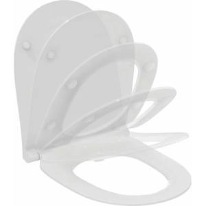 Ideal Standard Капак за тоалетна чиния с плавно затваряне Ideal Standard i. life O бял тънък с бързо освобождаване (T572401)