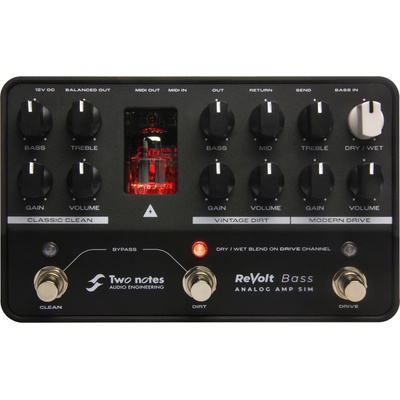Two Notes ReVolt Bass Предусилвател и Rack усилвател