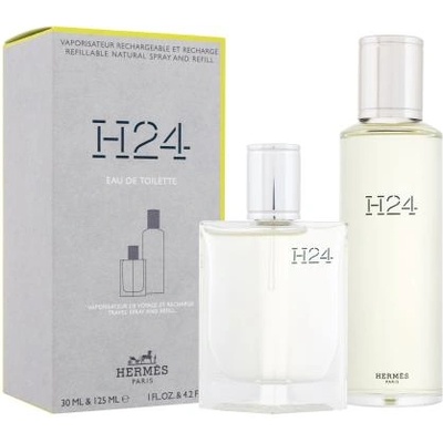 Hermès H24 подаръчен комплект: EDT 30 + EDT пълнител 125 ml за мъже