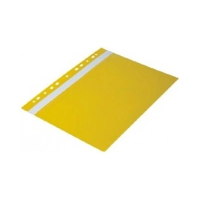 Rýchloviazač, s eurodierovaním, PVC, A4, DONAU, žltý