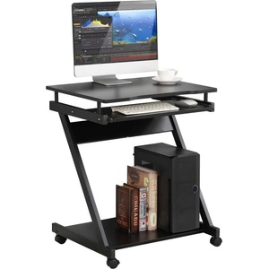 TECHLY ICA-TB 935B Мобилно компютърно бюро 590x370mm черно (ICA-TB 935B)