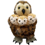The Puppet Company Кукла за театър The Puppet Company - Кафява сова с 3 бебета, 33 cm (3025) - ozone