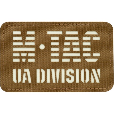 Nášivka M-Tac UA Division Laser Cut Glow - coyote