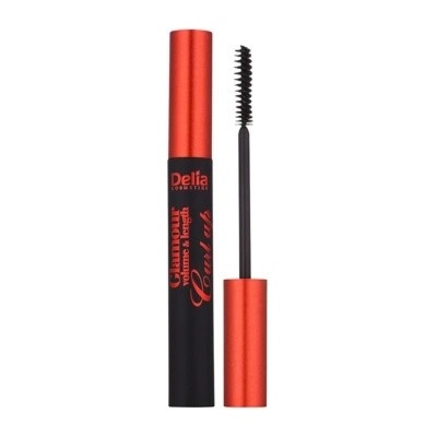 Delia Cosmetics Glamour řasenka pro prodloužení, natočení a objem Black 12 ml