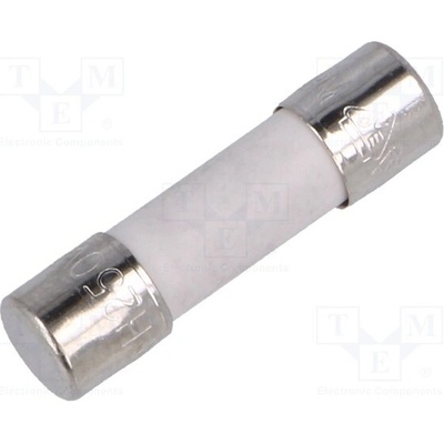 CONQUER ELECTRONIC UBM 4A 250V Pojistka: tavná; keramická,kulatý; 4A; 250VAC; rychlá; 5x20mm