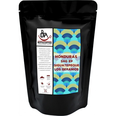 BotaCoffee Honduras SHG EP Siguatepeque Los Geranios 2025 Velmi hrubě mletá french press 250 g