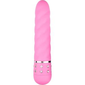 EasyToys Diamond - вибратор ръкавица с релеф - розов